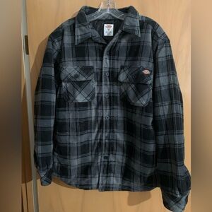 Dickies Flannel Plaid Jacket Men’s Medium Like New